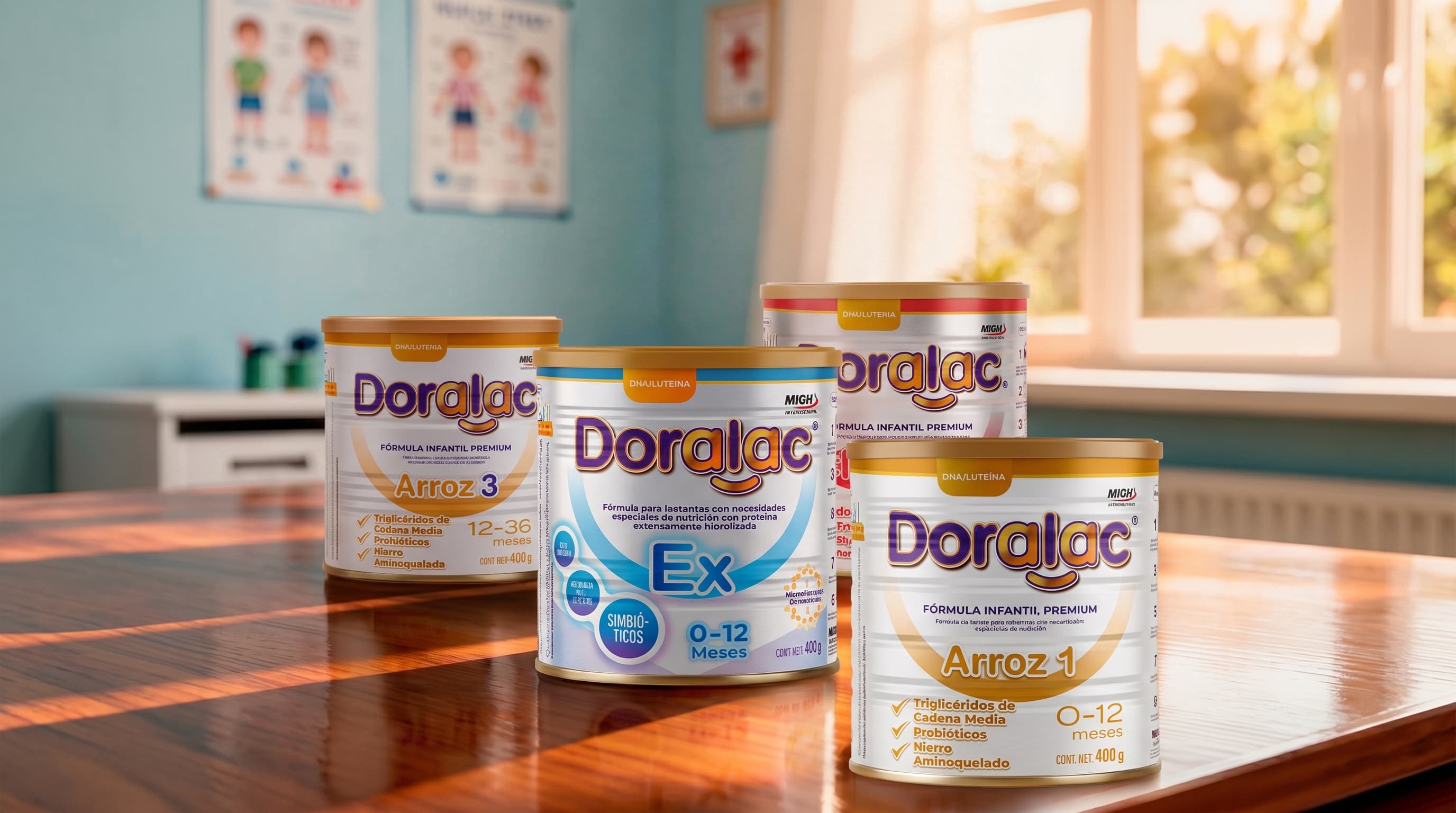 Línea de fórmulas Doralac